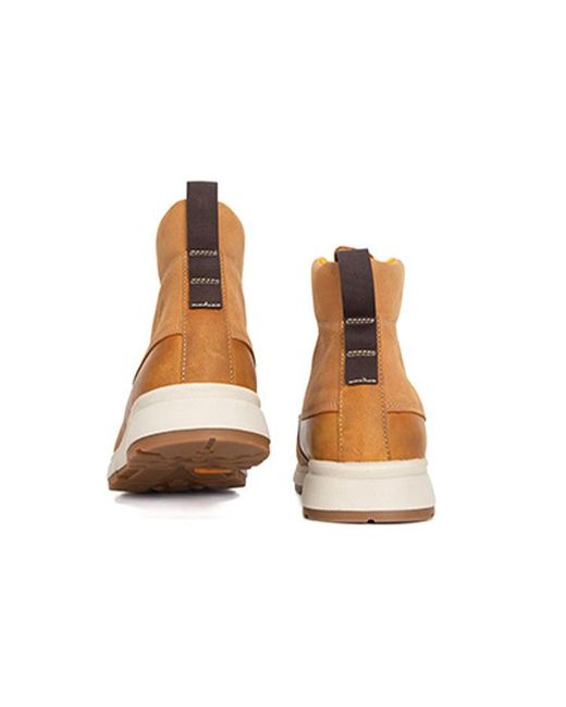 Timberland Brown Atwells Avenue 6 Inch Waterproof Boots 'Wheat' for men