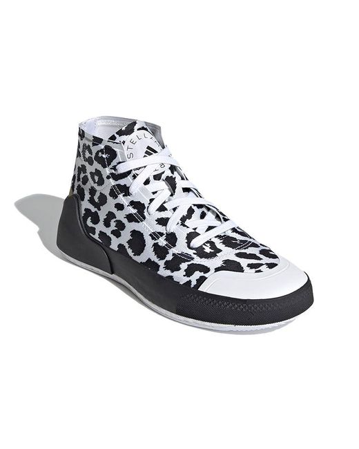 Adidas Blue (Wmns) Stella Mccartney X Treino Mid 'Leopard Print