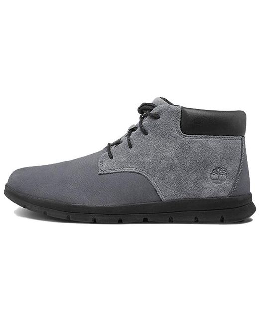 Timberland Black Graydon Leather Chukka Wide-fit Boots for men