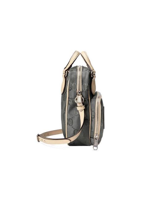 Gucci Black (Wmns) Logo Printing Off The Grid Backpack