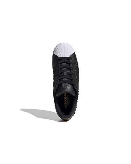Adidas Black (Wmns) Superstar 'Core Stud'