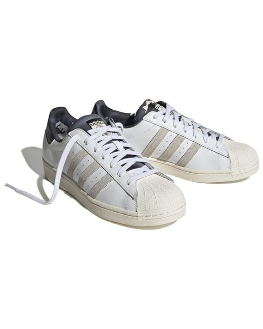 Adidas White Originals Superstar 'Chalk' for men