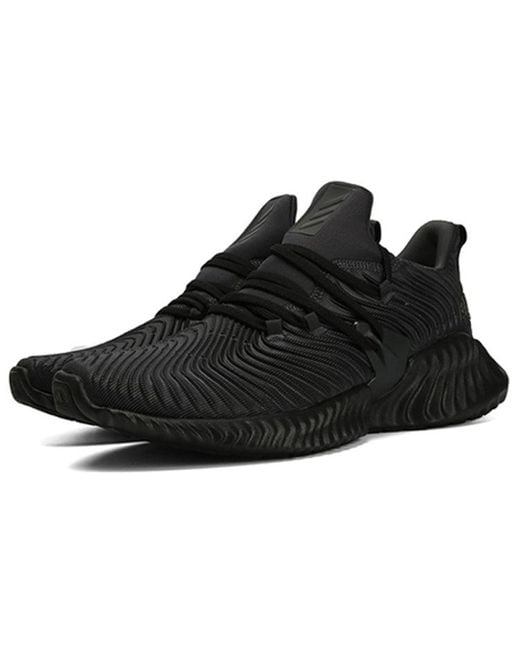 Adidas Black Alphabounce Instinct 'Carbon' for men