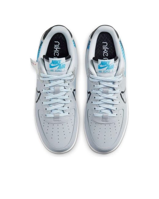Nike Blue X 3M Air Force 1 React Lx 'Pure Platinum Baltic' for men