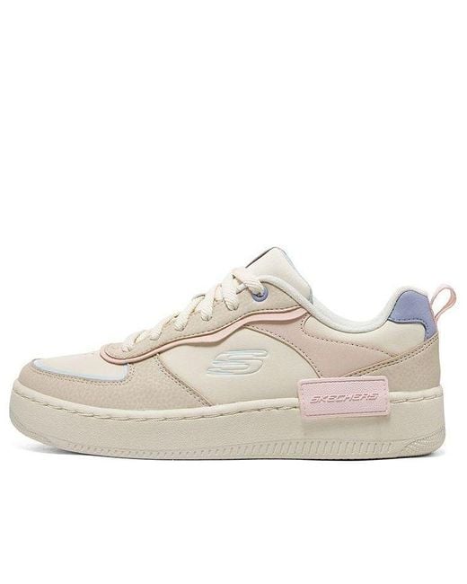 Skechers White (Wmns) Sport Court 92 Shoes 'Cream'