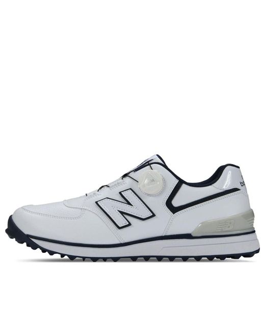 New Balance 574 Golf Shoes in White Lyst