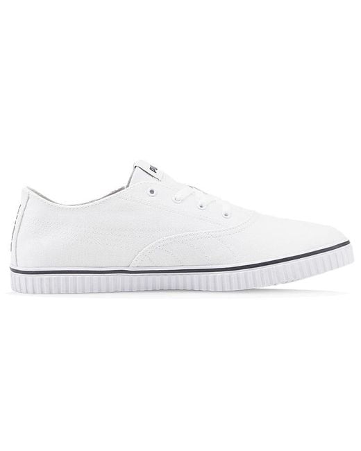 PUMA White Ever Tekkie Casual Skateboarding Shoes for men