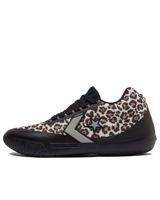 Converse Black All Star Bb Evo 'Leopard' for men