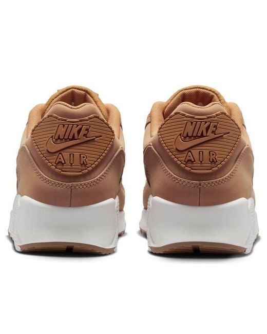 Nike Brown Air Max 90 Premium 'Flax Sail' for men