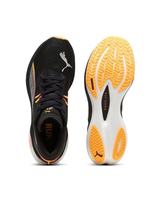 PUMA Black Deviate Nitro 3 Sun Stream' for men