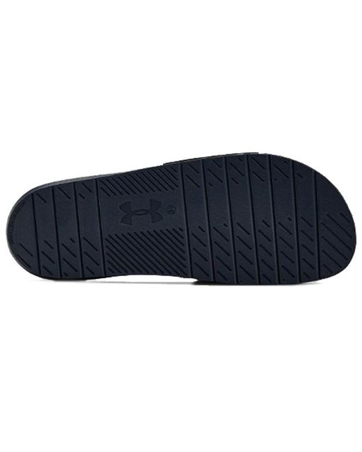 Under Armour Blue Core Remix Canvas Slippers for men