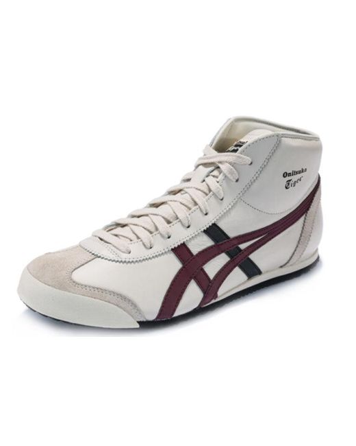 Onitsuka Tiger Gray Mexico Mid Runner 'Creamwhite' for men