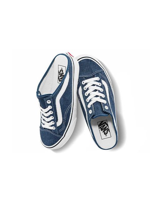 Vans Blue Style 36 Mule Low Tops Casual Skateboarding Shoes Denim for men