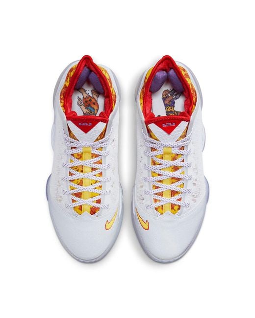 Nike White Flintstone X Lebron 19 Low Ep 'Magic Fruity Pebbles' for men
