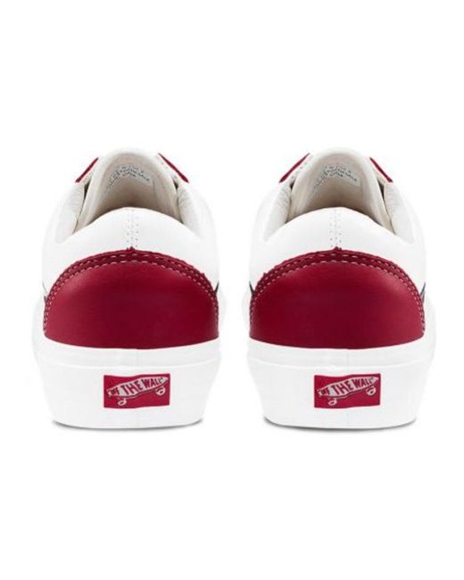 Vans White Old Skool Vlt Lx 'Chili Pepper Marshmallow' for men