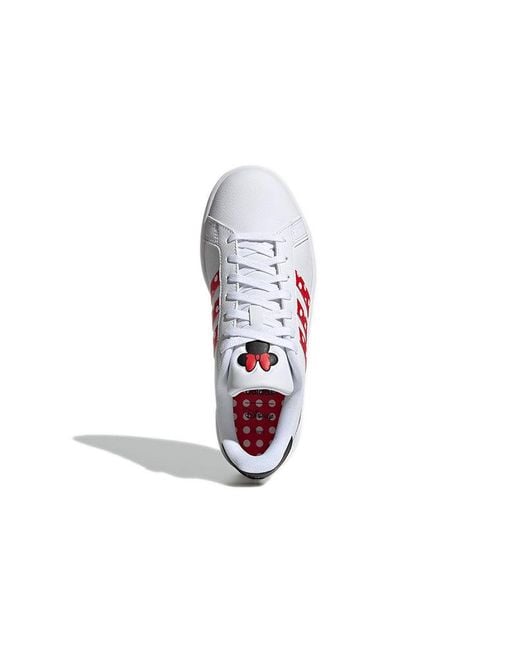 Adidas White (Wmns) X Disney Grand Court Base 'Minnie Mouse'