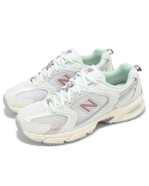 New Balance White 530 'Sea Salt Ice Wine' for men
