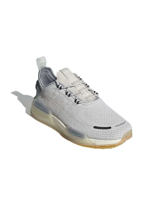 Adidas White Nmd_R1 V3 Halo' for men