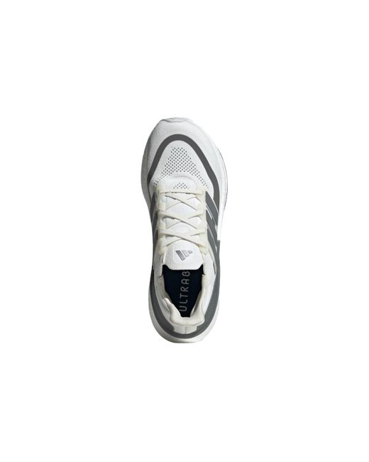 Adidas White Ultraboost Light 'Non Dyed Iron Metallic' for men