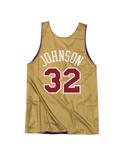 Mitchell & Ness Purple X Nba Lakers 1992 Reversible Mesh Jersey 'Magic Johnson 32' for men