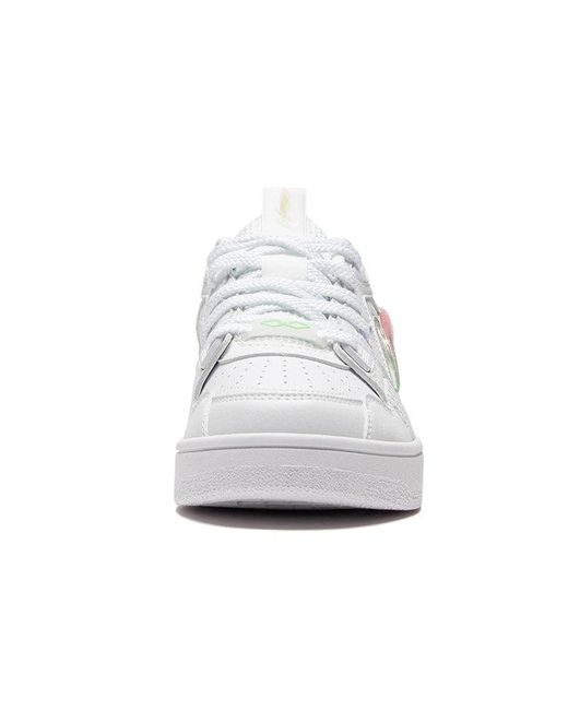 Li-ning White Classic Leisure Neon' for men