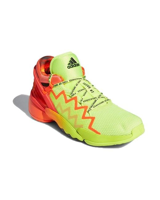 Adidas Yellow D.O.N. Issue #2 'Fire Of Greatness' for men