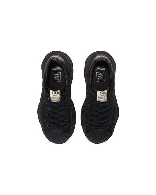 Maison Mihara Yasuhiro Black Blakey Og Sole Canvas Low-Top Sneaker for men