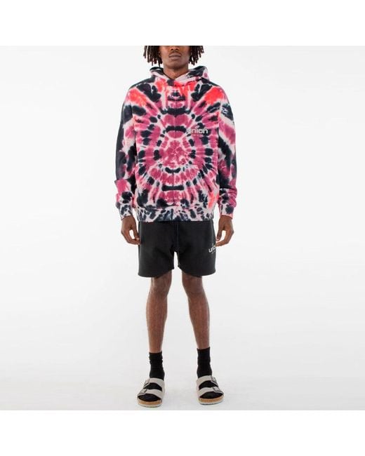 Fear Of God Red Fw21 Vintage Hoodie X Union La 'Tie Dye' for men