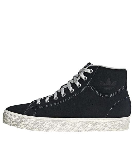 Adidas Black Stan Smith Cs Mid Shoes for men