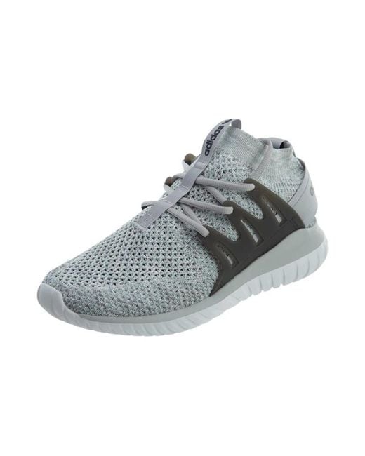 Adidas Gray Tubular Nova Shoes for men
