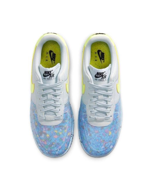 Nike Blue (Wmns) Air Force 1 Low Crater 'Pure Platinum'