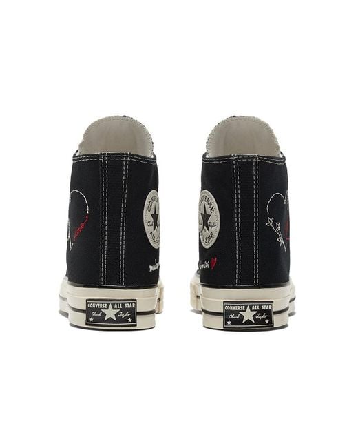Converse Black Chuck 70 Hi 'Valentine's Day for men