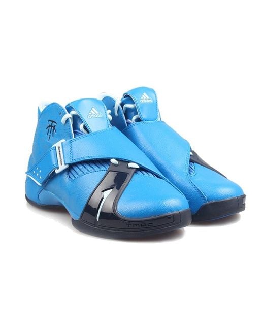 Adidas Blue T-Mac 5 Shock Absorption Non-Slip for men