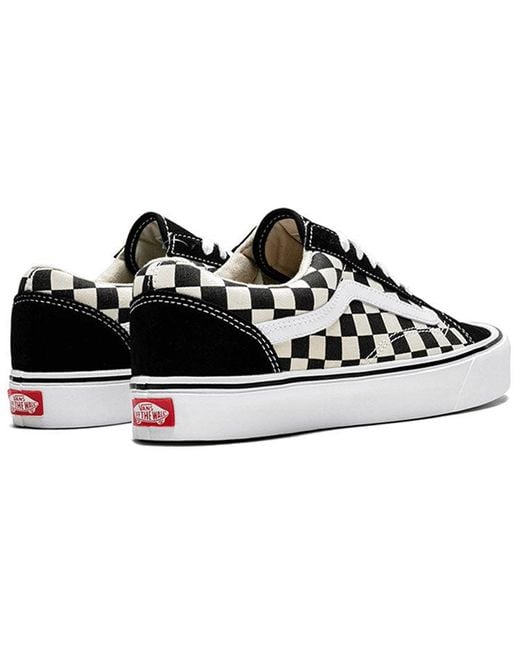 Vans Black Old Skool Lite 'Checkerboard' for men