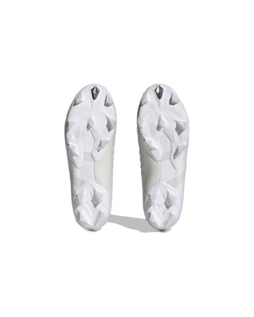 Adidas White Predator Accuracy+ Fg 'Pearlized Pack' for men