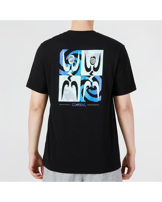 Nike Black Logo Printing Casual Short Sleeve T-Shirt for men