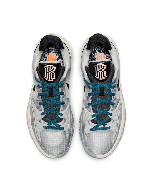Nike Gray Kyrie Low 4 Ep Fog Sapphire' for men