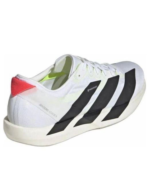 Adidas White Adizero Adios 9 'Cloud Core' for men