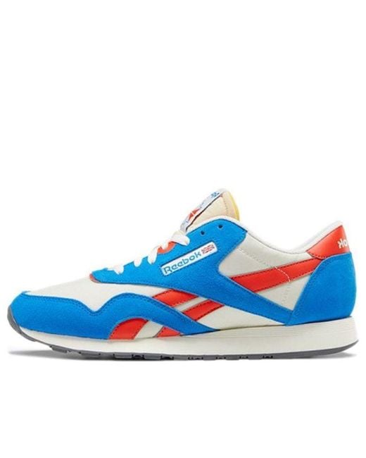 Reebok Blue Classic Nylon Sports Shoes for men