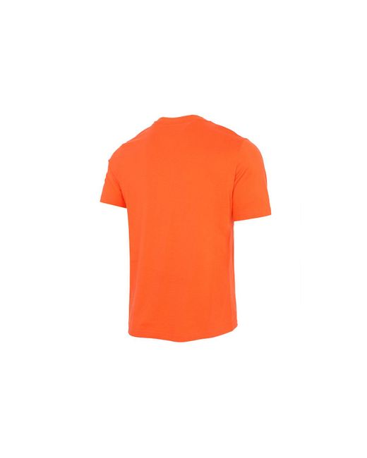 Adidas Orange Neo Athleisure Casual Sports Round Neck Breathable Short Sleeve for men