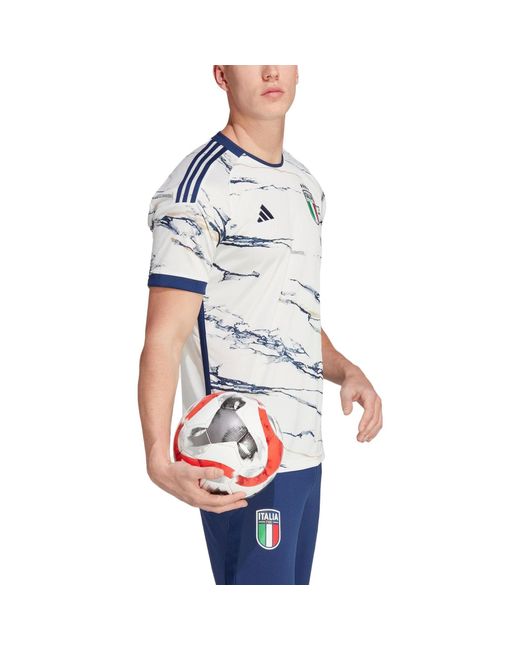Adidas Blue Italy Away Shirt 2023 for men