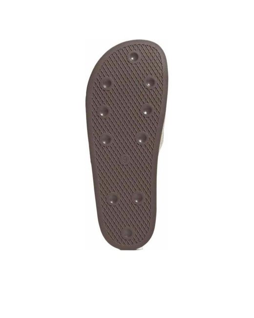 Adidas Brown Originals Adilette Slides 'Wonder Gum' for men