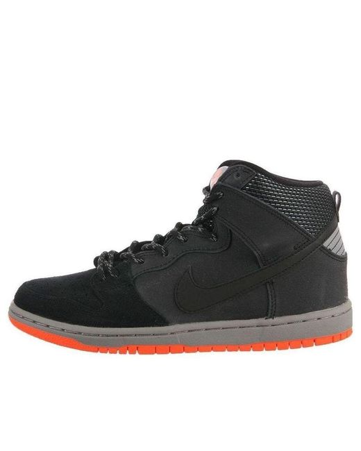 Nike Black Sb Dunk High Prm Shield Reflective' for men