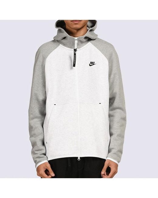 Nike Gray Athleisure Casual Sports Hooded Jacket for men