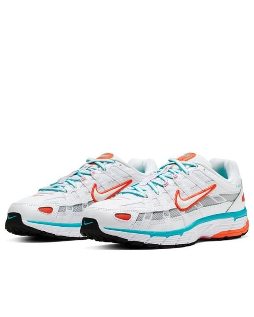 Nike White (Wmns) P-6000 'Oracle Aqua'