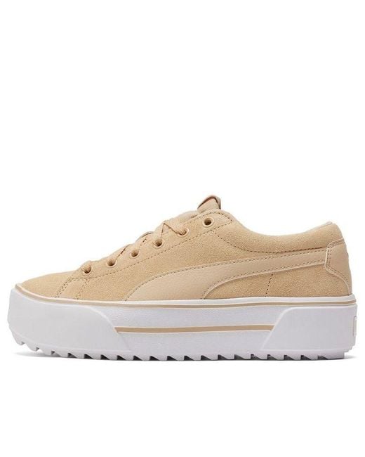 PUMA White (Wmns) Kaia Platform Sd 'Pebble'