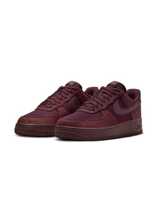 Nike Brown Air Force 1 '07 Low Crush' for men