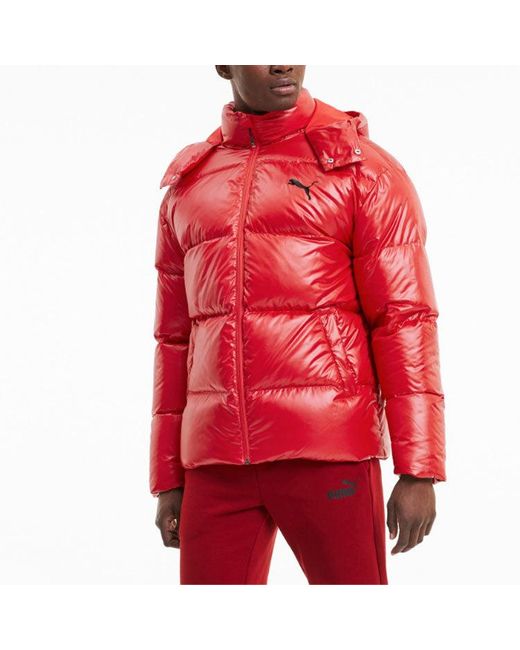 PUMA Red Volume Down Jacket for men