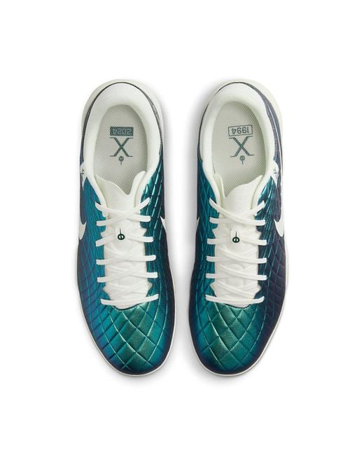 Nike Blue Tiempo Emerald Legend Academy Tf Turf 'Dark Atomic' for men