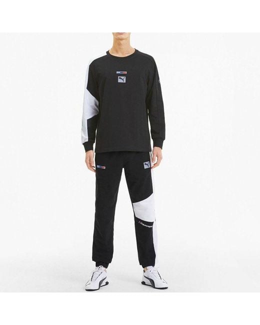 PUMA Blue X Bmw Crossover Racing Series Casual Sports Pullover Round Neck for men